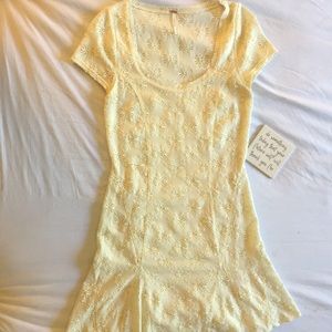 Free People Nylon Floral Dress